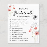 Personalized Bachelorette Scavenger Hunt