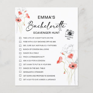 Personalized Bachelorette Scavenger Hunt