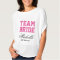Personalized bachelorette tank tops for team bride