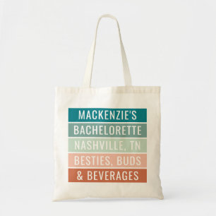 Personalized Bachelorette Trip Custom  Tote Bag