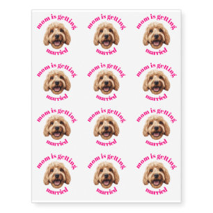 Personalized Bachelorette with Custom Photo & Text Temporary Tattoos