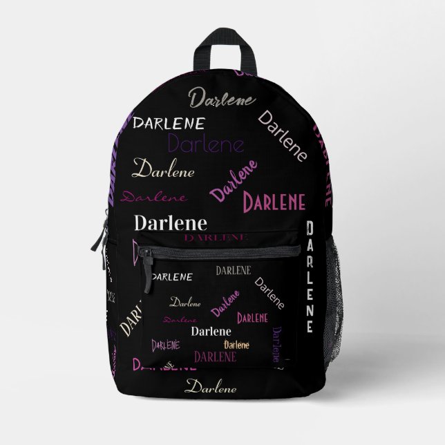 Personalized Back-Pack HAMbyWG Printed Backpack (Front)