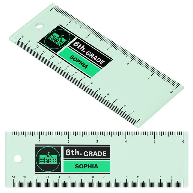 Personalized Back to School 6th Grade Ruler (Creator Uploaded)