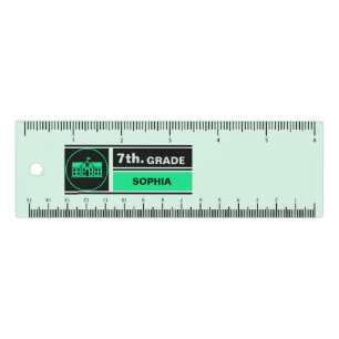 Personalized Back to School 7th Grade Ruler