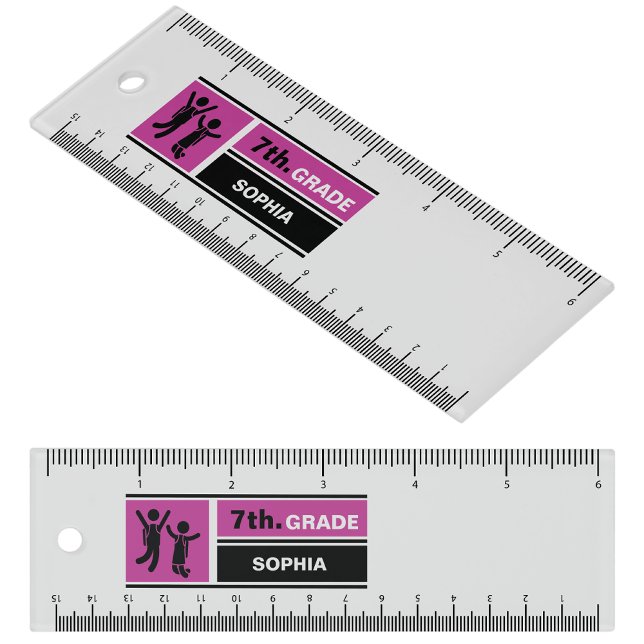 Personalized Back to School 7th Grade Ruler (Creator Uploaded)