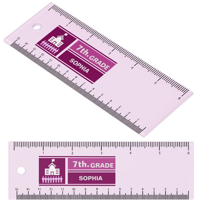 Personalized Back to School 7th Grade Ruler (Creator Uploaded)