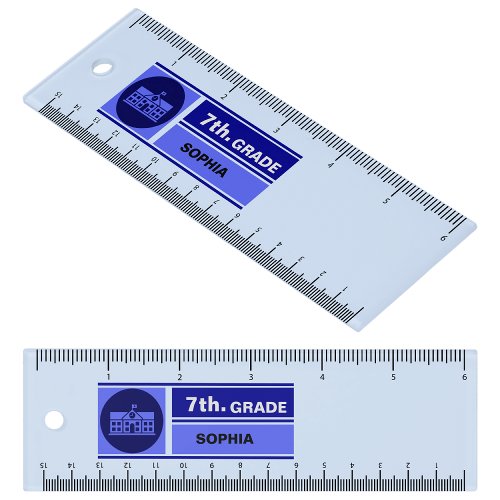 Personalized Back to School 7th Grade Ruler