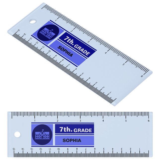 Personalized Back to School 7th Grade Ruler (Creator Uploaded)