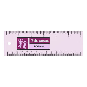 Personalized Back to School 7th Grade Ruler