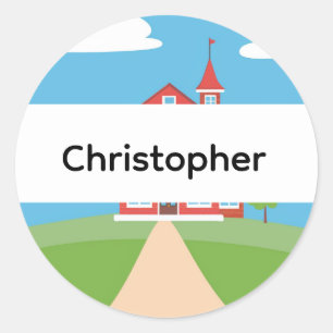 Personalized Back to School Building Name Stickers