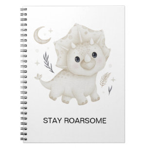 Personalized Back to School Dinosaur Notebook