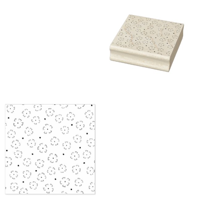 Personalized Back To School Essentials Rubber Stamp (Stamped)