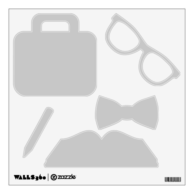 Personalized Back To School Gift Set Wall Decal (Front)