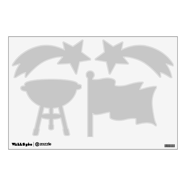 Personalized Back To School Gift Set Wall Decal (Front)