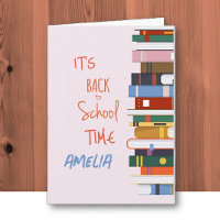 Personalized Back to School Greeting Card