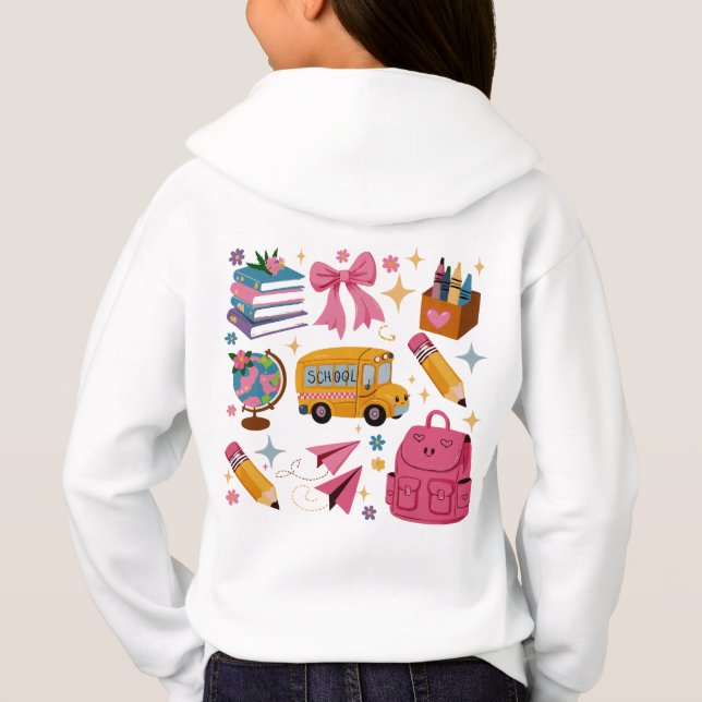 Personalized Back to School Hoodie (Back)