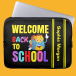 Personalized Back to School Laptop Sleeve<br><div class="desc">Personalized Back-to-School iPad Air Cover. Customize it with your name for a chic girly unique look.</div>
