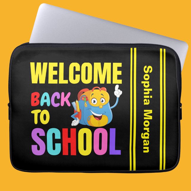 Personalized Back to School Laptop Sleeve (Creator Uploaded)