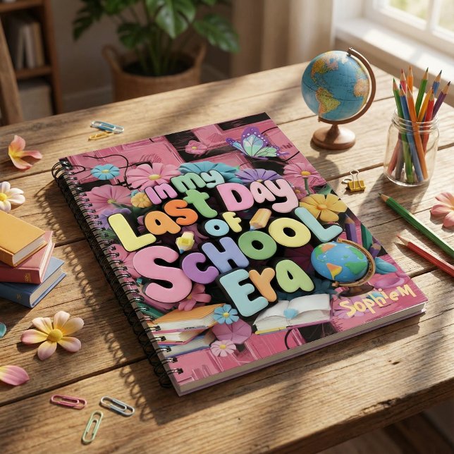 Personalized back to school last day of school era notebook (Creator Uploaded)