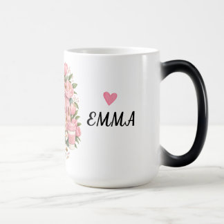 Personalized Back to School Mug | Custom Name Pink