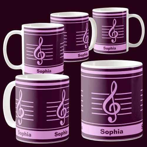Personalized Back To School Music School Coffee Mug