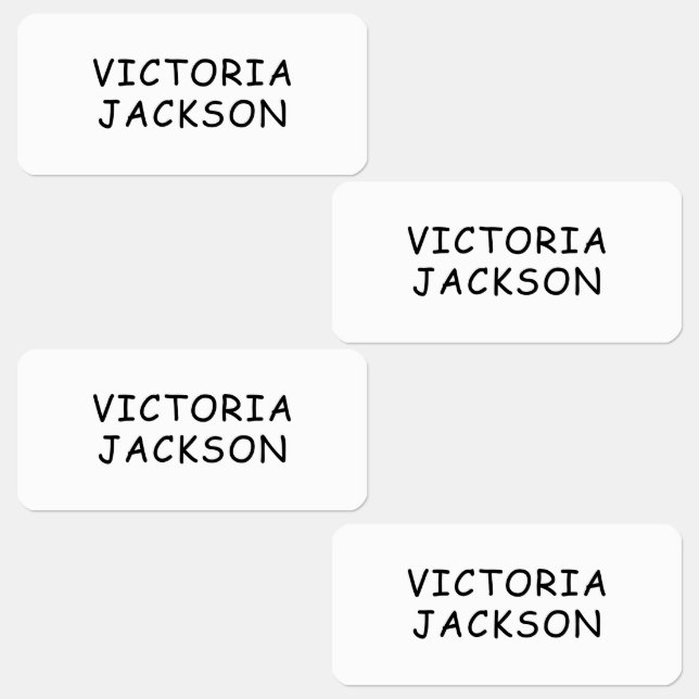 Personalized Back to School Name Stickers (Group)