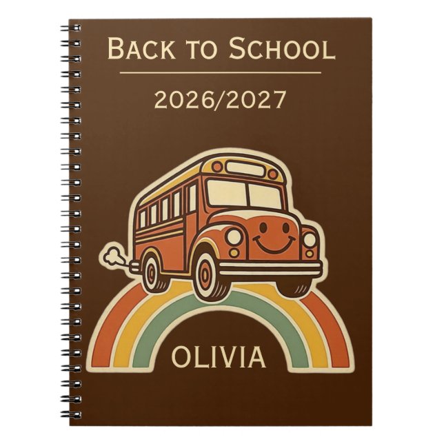 Personalized Back to School Notebook (Front)