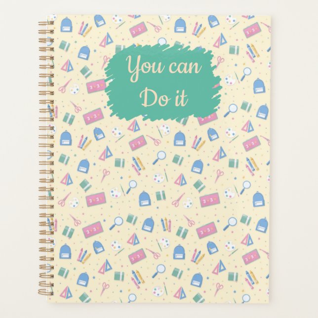 Personalized Back to School Notebook | Custom Name (Front)