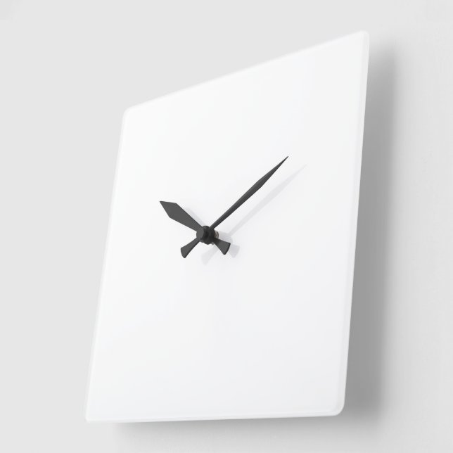 Personalized Back To School Success Square Wall Clock (Angle)