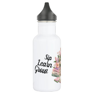 Personalized Back to School Water Bottle for Girls