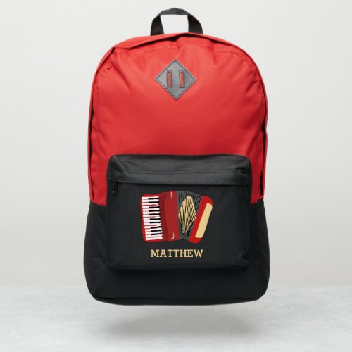 Personalized Backpack for Accordion Players