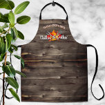 Personalized Backyard Chillin' and Grillin' BBQ Apron<br><div class="desc">Fun,  personalized barbecue theme apron. A great gift idea for birthday's,  housewarming or just because!</div>