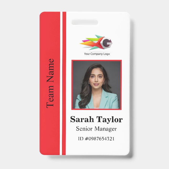 Personalized Badge for corporate employee (Front)