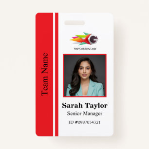 Personalized Badge for corporate employee