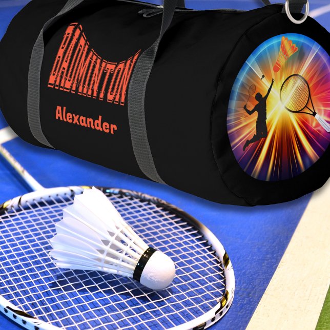 Personalized Badminton Champion Duffel Bag (Creator Uploaded)