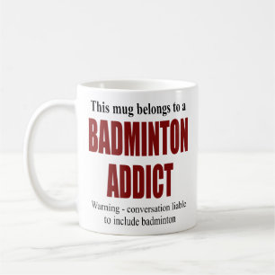 Personalized Badminton Gift Coffee Mug