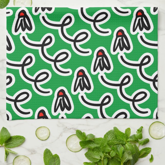 Personalized badminton towel | Sports theme design (Folded)