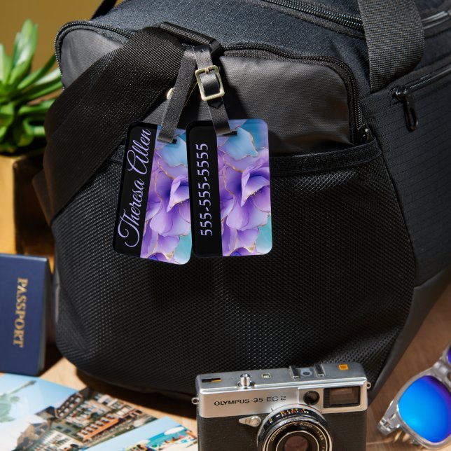 Personalized baggage tag (Front & Back)