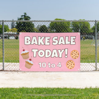 Personalized Bake Sale Banner