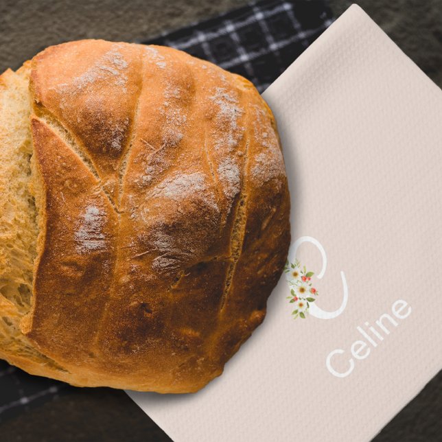 Personalized Baker Monogram Kitchen Towel (Creator Uploaded)