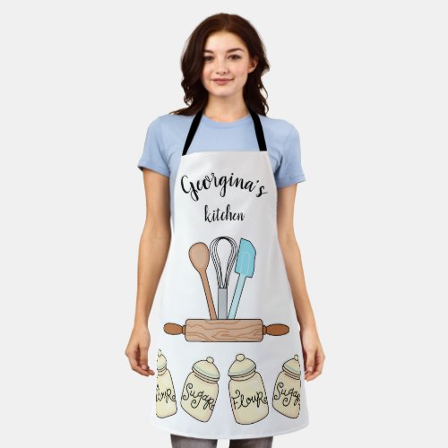 Personalized Bakers Tools Apron