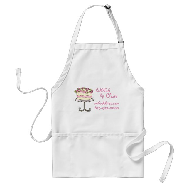 Personalized Bakery Adult Apron (Front)