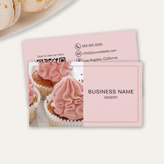 Personalized Bakery Business Card (Create your own personalized bakery business card)