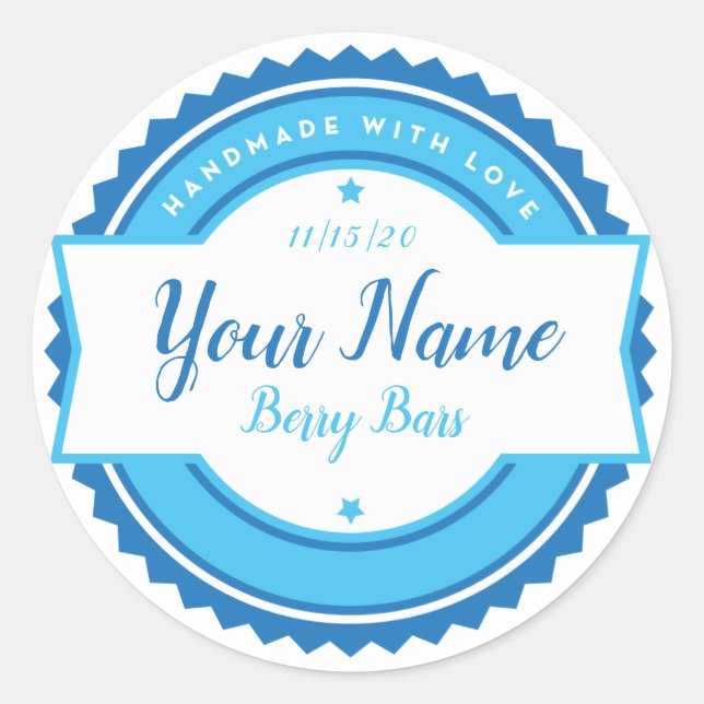 Personalized Bakery Label (Front)