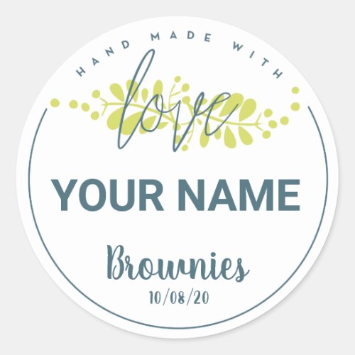 Personalized Bakery Label  Your Name