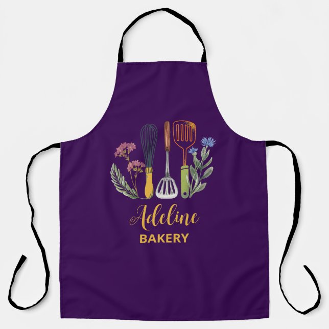 Personalized Baking Apron for Women & Men (Front)