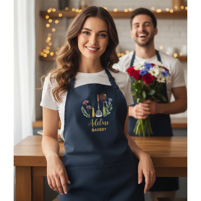 Personalized Baking Apron for Women & Men (Personalized Baking Apron for Women & Men)