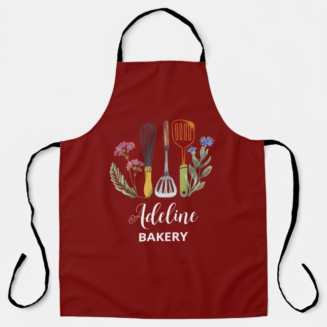 Personalized Baking Apron for Women & Men (Front)