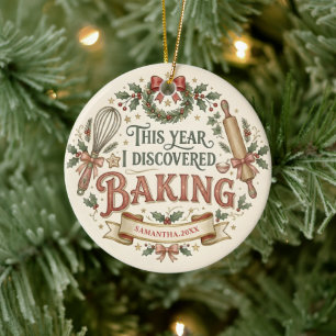 Personalized Baking Christmas Ornament