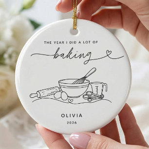 Personalized Baking Christmas Ornament